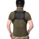 thumbnail image 4 of Chaleco mochila derecha con soporte para teléfono móvil y accesorios, mochila ligera para senderismo Negro, 4 of 8