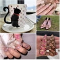 thumbnail image 5 of Gemas de uñas rosas Rhinestones BEADSLAND, cristal redondo, 7200 unidades, 5 of 5