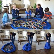 Portable Kids Children Toy Organizer Storage Bag Baby XL 150cm Play Mat Rug