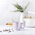 thumbnail image 4 of Thyme & Table Purple Pearl Swirl Mug 17.6 fl oz, Stoneware, 4 of 5