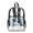 Blue Butterfly Flower, variant on COEQINE Transparent Clear Backpack for Boys Girls See Through PVC Bag for Stadium Concert, 17 Inch Large Capacity Football Schoolbag Daypack with Multiple Pockets, Soccer Fire Flame Graffiti