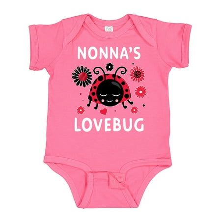

Inktastic Valentine s Day Nonna s Lovebug Gift Baby Boy or Baby Girl Bodysuit