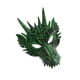 thumbnail image 2 of Máscara de dragón 3D que cubre toda la cabeza, máscara de media cara de fantasía para fiesta 3D, máscara de animal aterrador verde, 2 of 9