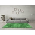 thumbnail image 3 of Ahgly Company Indoor Square Persian Emerald Green Traditional Area Rugs, 5' Square, 3 of 4