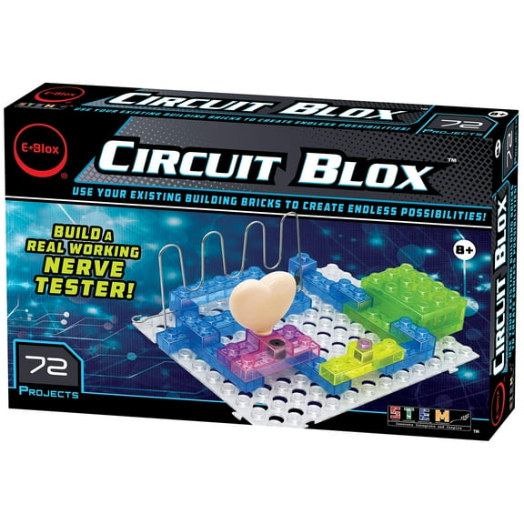 E-Blox Circuit Blox 72 Electronic Block Building Kit Model Kit