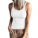 thumbnail image 1 of Gibobby Blusa de mujer delgada de camisola de mujer de punto de color de sólido(Blanco,CH), 1 of 5