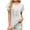 White, variant on Cilsoka My Orders Placed Summer Tshirts Shirts for Women 2025 Plus Size Tops for Women Sexy Casual Basic Tees for Women V Neck Short Sleeve Blouses for Women Button Up