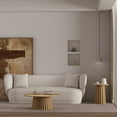 thumbnail image 2 of Layla Scandinavian Modern 2-Piece Coffee Table & End Table Set in Light Oak, 2 of 12