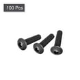 thumbnail image 3 of Uxcell M4x20mm Hex Socket Button Head Cap Bolts Screws Alloy Steel Black 100 Pack, 3 of 5