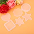 thumbnail image 4 of Juego de Moldes de Silicona ANGGREK Forma de Estrella Corazón 6 Tipos Círculo Cuadrado, 4 of 8