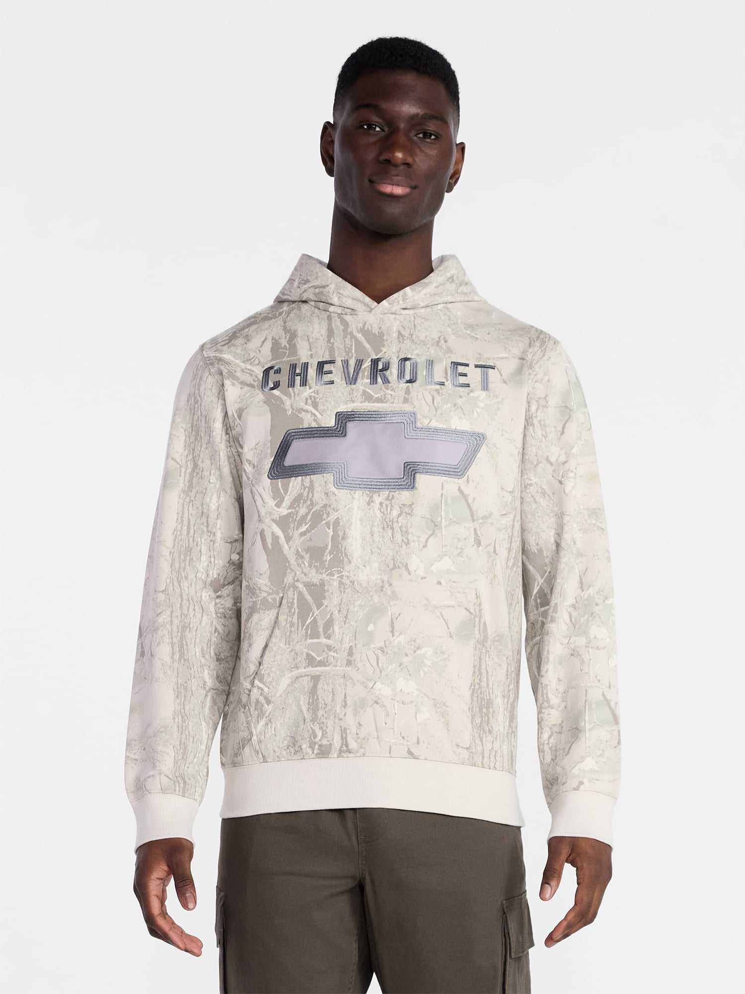 Chevrolet Men's and Big Men's Graphic Fleece Hoodie with Long Sleeves, Sizes XS-4XL
