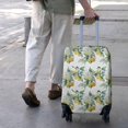 thumbnail image 3 of Yellow Lemon Fruit Leaves White Pattern Luggage Cover Fashion Suitcase Cover Baggage Covers Fit 25-28 Inch Luggage (Go Travel), 3 of 5