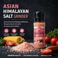 thumbnail image 3 of AHS Himalayan Pink Salt Grinder, Coarse Grain Pink Salt Crystals, Natural Pure Food Grade Himalayan Salt, Mineral Rich Seasoning for Cooking & Kitchen Use, 115g Bottle (Pack of 4), 3 of 7