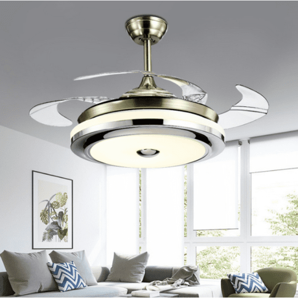 Datingday New Stainless Steel Retractable Ceiling Fan Light Led Pendant Lamp Com - Retractable Pendant Light Ceiling