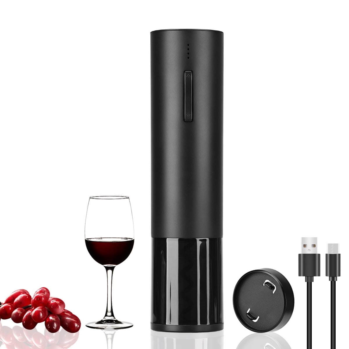 Electric Wine Bottle Opener Automatic Corkscrew Foil Cutter Remover Rechargeable 