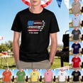 thumbnail image 5 of WEIWEN Mens 4th of July Tshirts Big and Tall American Flag Patriotic T Shirts for Man 250 Anniversary USA Shirt Air Force 250 Years 1776-2026 Oversized Tops Men's T-Shirts Orange, XL, 5 of 5