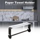 thumbnail image 4 of Soporte de toalla de papel adhesivo debajo del gabinete y montaje en pared, sin perforaciones adecuado para cocina baño - Negro, 4 of 5