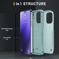 thumbnail image 2 of Hybrid Slim Case for iPhone 14 Pro Max 6.7inch Dual-Layer Soft Shockproof Case Hard PC Back Anti-Fingerprint Anti-Scratch Full Body Rugged Case,Red, 2 of 6