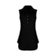 thumbnail image 5 of Vestido de Camisa de Cuello sin Mangas de Tamaño Más Alto, Color Sólido Mini Casual con Bolsillos para el Verano, 5 of 9