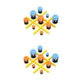 thumbnail image 1 of Wweixi Family Games Galore Enjoy Time With Loved Ones Participant Required Gobble Board 2Set, 1 of 6