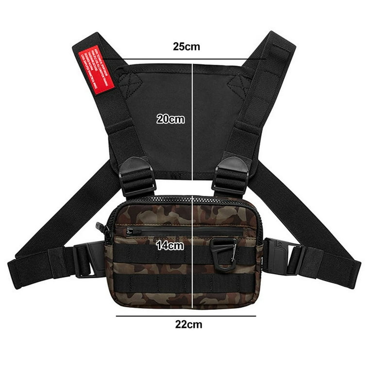 Waterproof chest pack a lightweight tactical chest pack for outdoor training men s running chest pack Camouflage Walmart