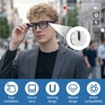 thumbnail image 3 of 20PCS LED Light Blocking Sticker Compatible with Most Mainstream Models Smart Glasses Accessories Glasses Camera Light Cover for Reduced False Alerts, 3 of 11
