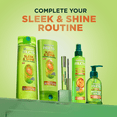 thumbnail image 3 of Garnier Fructis Sleek & Shine Smoothing Shampoo, Conditioner, & Styling Gel Set with Plant Keratin, 33.8 fl oz, 3 of 15