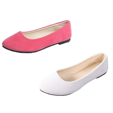 

Christmas Women Girls Solid Big Size Slip On Flat Shallow Comfort Casual Single Shoes Woven Shoes Women