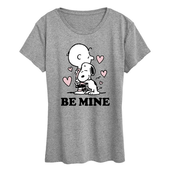 Peanuts - Be Mine - Women's Short Sleeve Graphic T-Shirt