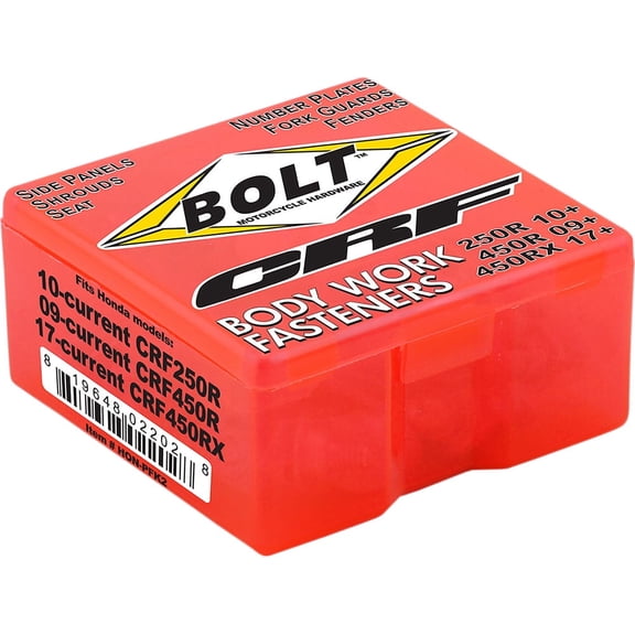 Bolt Full Plastics Fastener Kit For Honda CRF450R 2009-2020