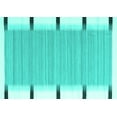 thumbnail image 1 of Ahgly Company Indoor Rectangle Abstract Turquoise Blue Contemporary Area Rugs, 2' x 5', 1 of 4