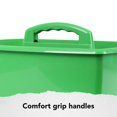 thumbnail image 2 of Organizador de aula Storex con 2 compartimentos, tamaño grande, color verde, 2 of 6