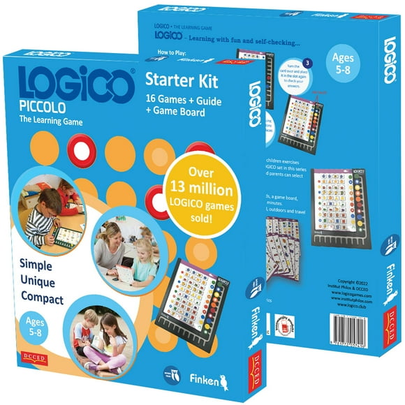 Pack – Logico Piccolo Starter Kit – 1 Piccolo Book + 1 Piccolo Board 1+ players, ages 4+, 5 minutes