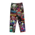 thumbnail image 6 of Killer Klowns From Outer Space Women's Pajama Pants, Comfy All Over Print Lounge Pants Casual Sleepwear with Pockets & Drawstring, 6 of 8