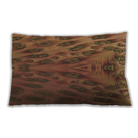 Ahgly Company Indoor Rectangular Contemporary Lumbar Throw Pillow, 13 inch by 19 inch