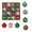 Multicolor, variant on HongHeng Clearance Under $2.00 Christmas Tree Pendant Christmas Gift Box Set Painted and Electroplated Round Pendant Electroplated Christmas Decoration