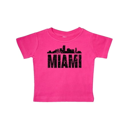 

Inktastic Miami Skyline Grunge Gift Baby Boy or Baby Girl T-Shirt