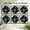 Black-2, variant on Black 6 Pack Record Album Frame 12.5x12.5 Inch Vinyl LP Cover Display