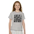 thumbnail image 4 of 4 out of 3 Struggle Math Nerd Humor Crewneck T Shirts Boy Girl Teen Brisco Brands M, 4 of 6