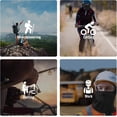 thumbnail image 7 of NOGIS Neck Gaiter Elastic Face -Mask for Men and Women Face Cover Scarf for Running Cycling Dust Sun UV Protection 2Pack Black, 7 of 7