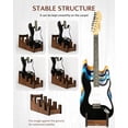 thumbnail image 4 of Soporte de guitarra STRICH de madera con 4 soportes para 4 guitarras eléctricas/bajos, 4 of 9
