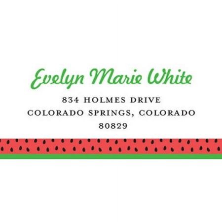 Watermelon Madness Personalized Address Label
