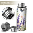 thumbnail image 2 of 20 Oz Butterfly and Flower Coffee Tumbler Double Wall Insulated Stainless Steel Water Bottle | Metal Reusable Thermoses Flask with Cup Cap | Leak & Sweat Proof with Anti-Dust Lid, 2 of 7