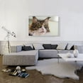 thumbnail image 2 of ARTCANVAS Maine Coon Cat Home decor Canvas Art Print - Size: 40" x 26" (1.50" Deep), 2 of 9
