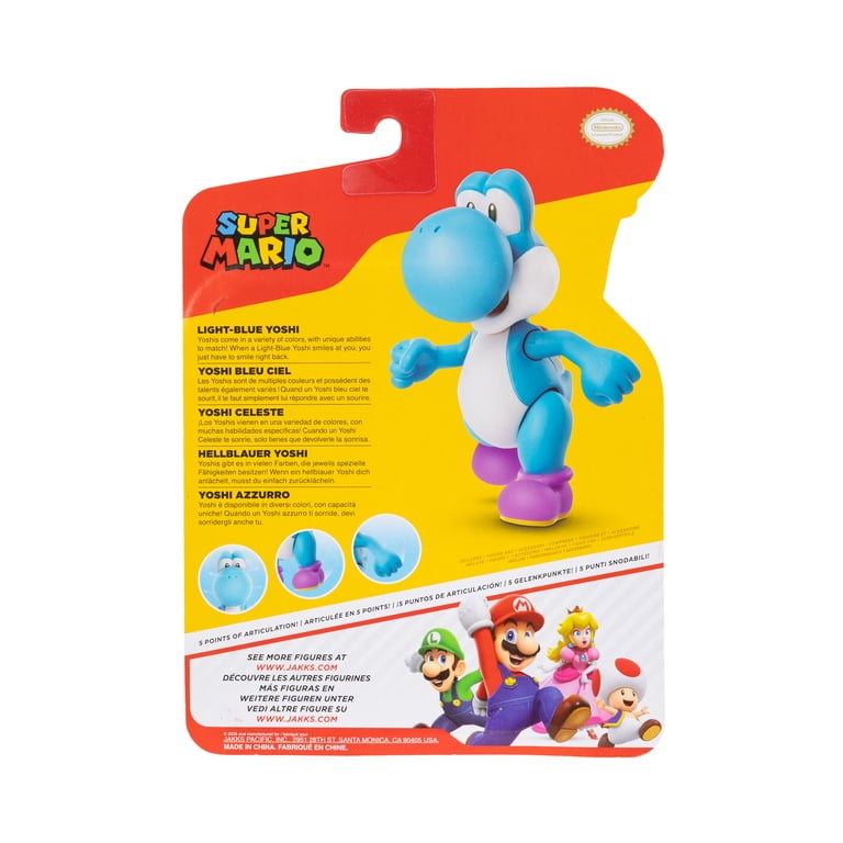 Nintendo 【️よちお】 Light Blue Yoshi with Egg - Walmart.com