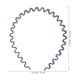 thumbnail image 4 of Diademas finas de 3 uds para niñas y mujeres, aro de pelo ondulado, diademas de plástico para lavar la cara, accesorios para el cabello para niñas y adolescentes, peinado, 4 of 6