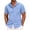 Sky Blue, variant on HomeDM Mens Short Sleeve Shirts Casual Button Down Solid Color Dress Collared Shirt with Pocket, Army Green, Size L