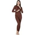 thumbnail image 6 of Thermal Underwear Set for Women Long Johns Set with Fleece Lined, 6 of 7