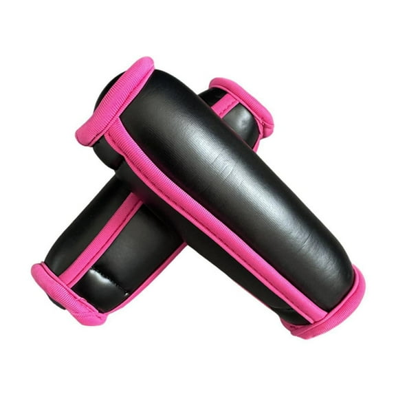 TTETTZ 2Pcs Soft Dumbbells Handheld Sandbag Cardio Exercise Walking Handle Weights Black Pink