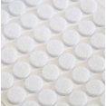 thumbnail image 1 of Protectores de fieltro Rok, 168 piezas, redondos, blancos, diámetro de 9,5 mm, 1 of 4